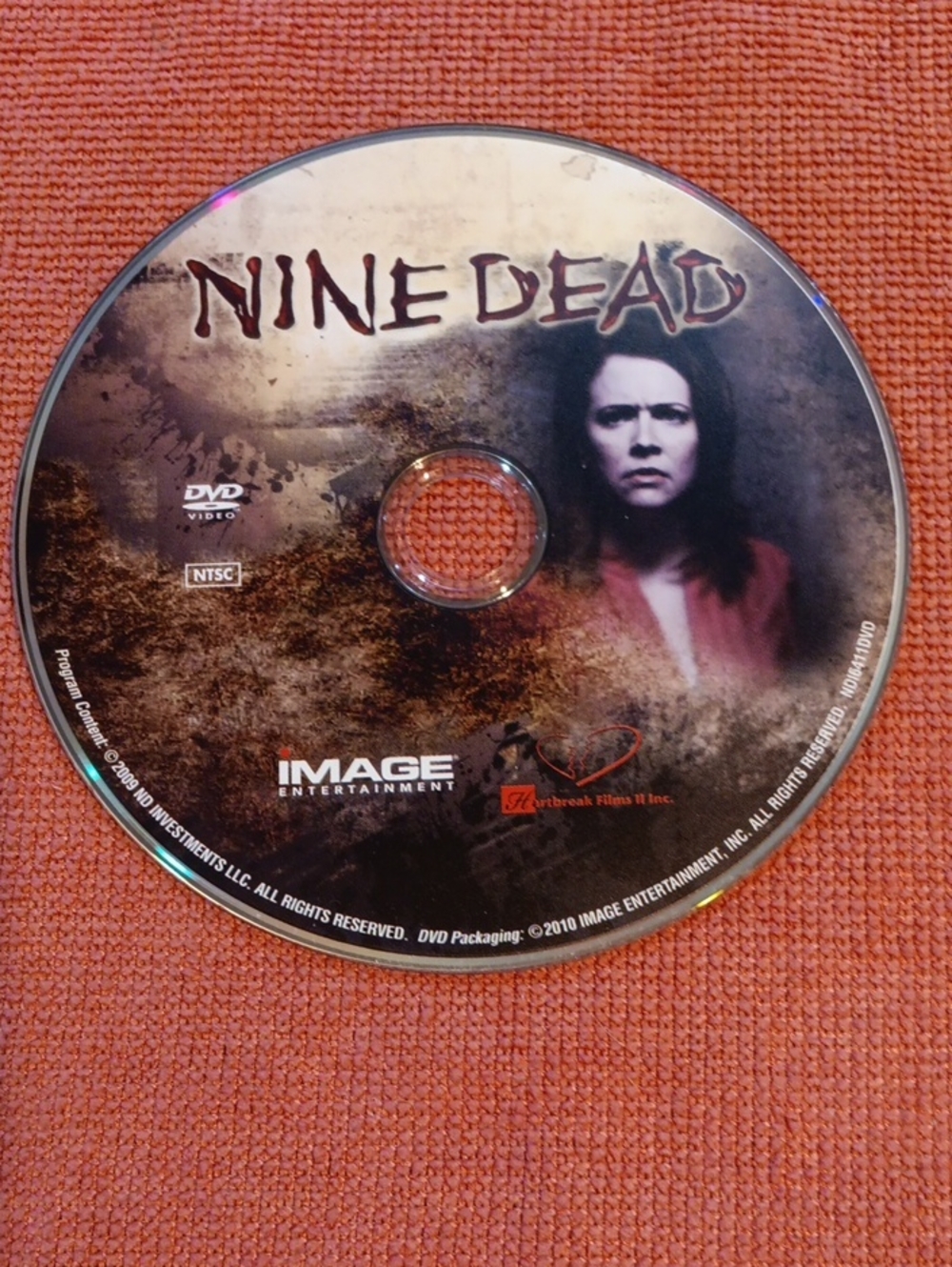 3/$12 Nine Dead DVD *NO CASE*